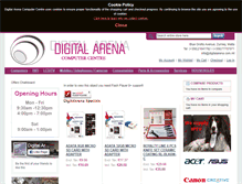 Tablet Screenshot of digitalarena.com.mt